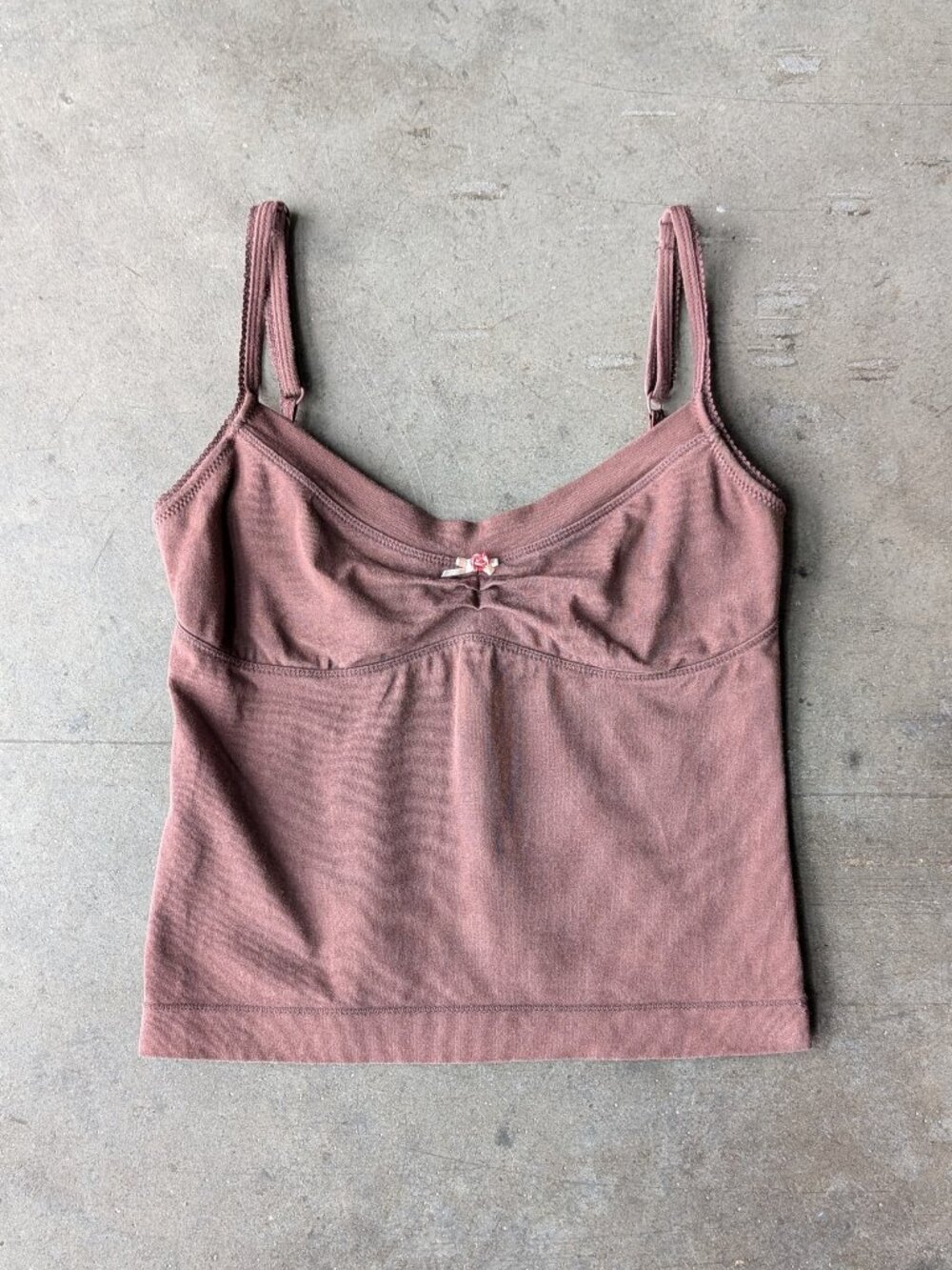 Intimately Free People Wear It Out Tank Cami Brown small